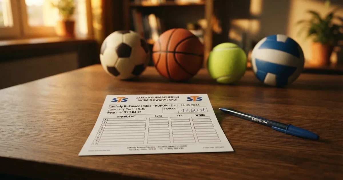 Zakłady sportowe akumulowany 2026 — jak liczyć kurs łączny i wygraną